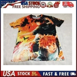 Anime Haikyuu T-Shirt Herren Damen 3D Print Shirts Harajuku Style Streetwear. Große - Bild 1 von 10