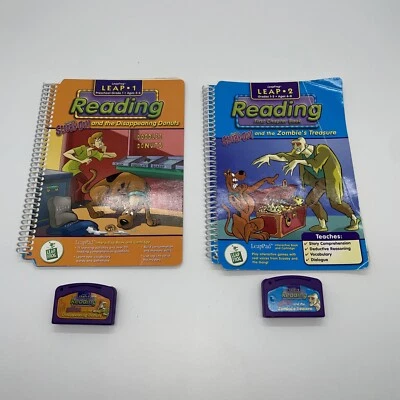 Leapfrog Learning pad Scooby doo missing donuts and zombie treasure - Image 1 of 4