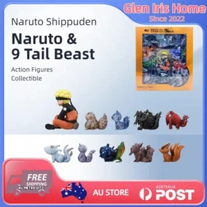 10pc Naruto Tail Beast Set Shipudden Collections Figure Anime Boxed Toy Gift - Bild 1 von 10