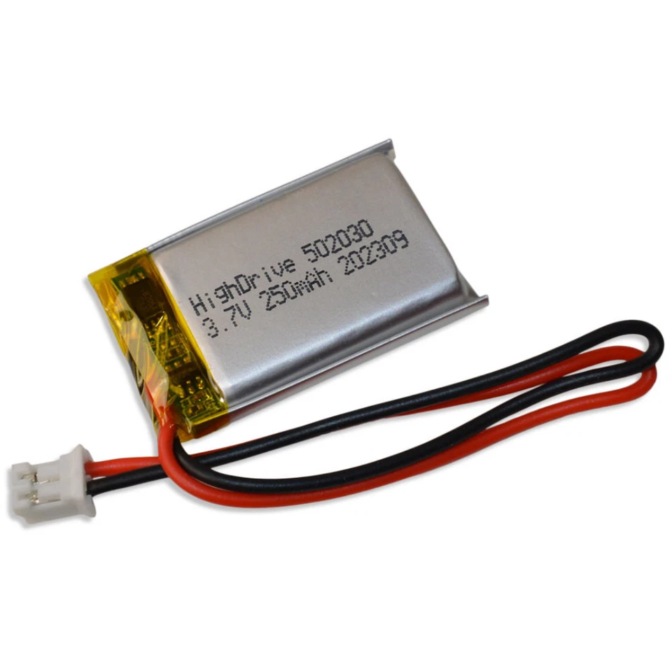 Lipo Akku 1s 3,7V 250mAh PCB Smartwatch MP3 MP4 Bluetooth Headset GPS DVR 502030 - Bild 1 von 1