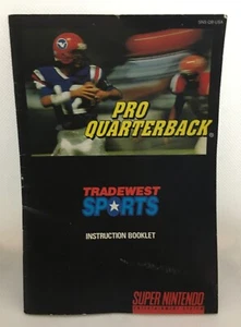 Pro Quarterback - MANUAL ONLY - Super Nintendo SNES Super NES - Bild 1 von 2