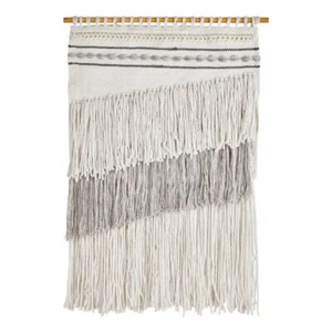 Tangier Handmade Cream Grey Transitional Decor Wall Hanging **FREE DELIVERY** - Picture 1 of 1