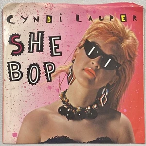 Cyndi Lauper She Bop / Witness 45 RPM Vinyl Record Portrait 1983 VG+ - Imagen 1 de 5