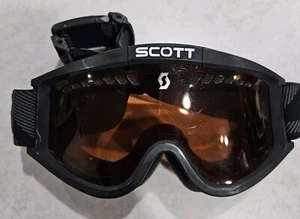 SCOTT Snow Goggles Snowboard Ski Skiing Black w/ Bronze Tint Lens - Picture 1 of 6