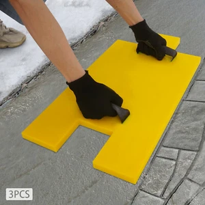 3 pezzi stampi per timbratura in calcestruzzo tappetini per texture per calcestruzzo per pareti e pavimenti - Foto 1 di 21