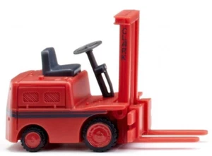 Carretilla elevadora Wiking 117102 Clark roja escala 1/87 orugas 48 postes - Imagen 1 de 7