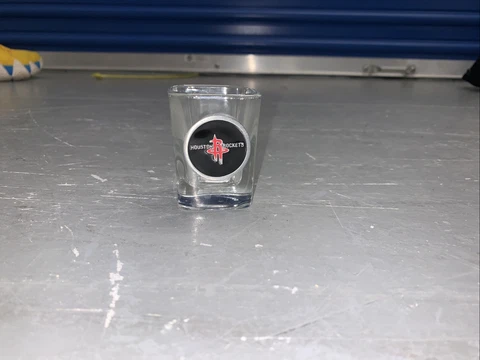 Houston Rockets Square Shot Glass 2 Oz Cover