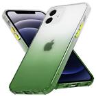 Clear Back Cover Handy Hülle für iPhone 12 Silikon Slim Case Schutzhülle Bumper