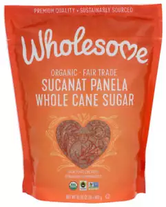 Wholesome Organic Sucanat Panela Whole Cane Sugar 2 Lb - Picture 1 of 4