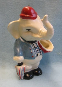 Vintage Brayton Laguna Circus Elephant Vase Trunk Up California Pottery - Picture 1 of 8