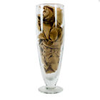 New, Adams-Burch Beer Pilsner Glass 15 oz Steamed Small Tall Mug Stein Clear 
