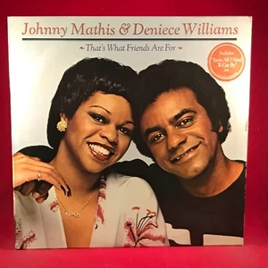 JOHNNY MATHIS & DENIECE WILLIAMS That's What Friends Are For 1978 Vinyl LP Duet - Picture 1 of 2