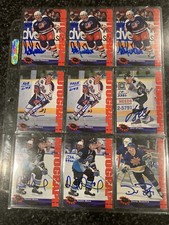 1994-1996 Signature Classic Visions 5Sport ON CARD AUTO's Carey Friesen Redden 