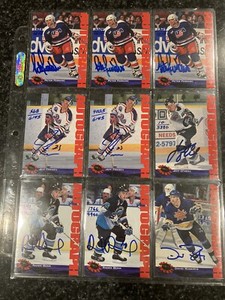 1994-1996 Signature Classic Visions 5Sport ON CARD AUTO's Carey Friesen Redden 