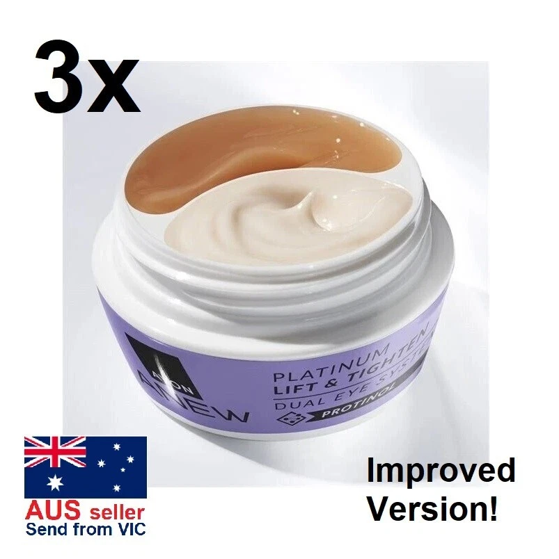 3 x Avon Anew Platinum (was Clinical) Lift & Tighten Dual Eye System PROTINOL - Image 1 of 4