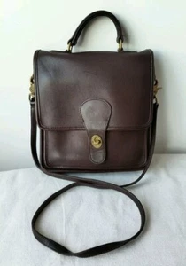 Coach Women's Bag Purse 5130 Mahogany Brown USA Vintage - Picture 1 of 18