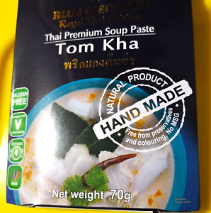 5 x70 g. pâte de soupe éléphant bleu Tom Kha/produit naturel/aucun conservateur