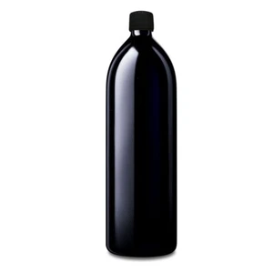 MIRON GLASFLASCHE 1 Liter | mit manipulationssicherem Kunststoffdeckel | MIRON WASSERFLASCHE - Bild 1 von 9