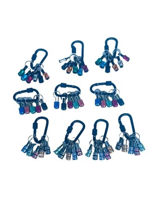 10x   1/4" Hex Shank Quick Release Keychain Screwdriver Drill Bit Holder Bit Set - Image 1 of 3