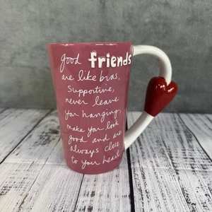 Sanda Magsamen Kunst BECHER - Gute Freunde sind wie BHs - 16 Unzen KAFFEETASSE - Bild 1 von 10