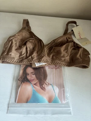 Новый с ярлыками TRIUMPH карамель леди форма бюстгальтер 36C UNWIRED без подкладки Шри-Ланка - Изображение 1 из 4