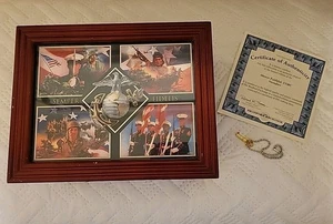 Caja de recuerdo Bradford Exchange Semper Fidelis "Siempre fiel: USMC" caja fuerte  - Imagen 1 de 16