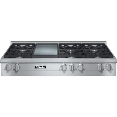 Miele 48 英寸燃气 Rangetop – 6 个燃烧器 + 铛子全国发货! — 第 1/2 张图片