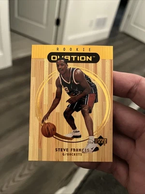 1999-00 Upper Deck Ovation - Rookie Ovation Steve Francis #62 (RC) - Image 1 of 2