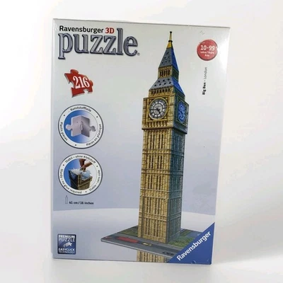 Ravensburger London Big Ben Building 3D Puzzle 224pc New in Box! (Rare 216 var) - Image 1 of 4