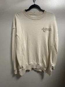 Aerie Love Oversized Sweatshirt XS Distressed - Bild 1 von 12