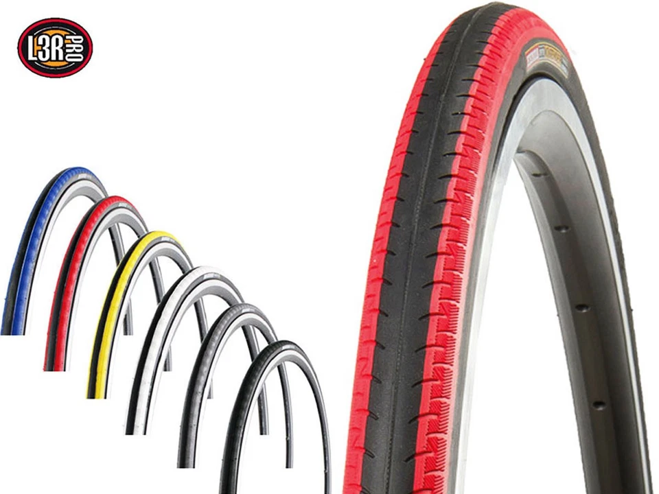 Kenda Kontender K-196 Rennradreifen – 23-622 (700x23C) Draht Schwarz-Rot - Bild 1 von 1