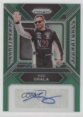2024 Panini Prizm Sensational Signatures Green Prizm Kaz Grala #SS-KGA Auto - Image 1 of 2