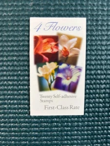 Scott #BK281: Four Flowers MNH Booklet of 20. - Picture 1 of 1