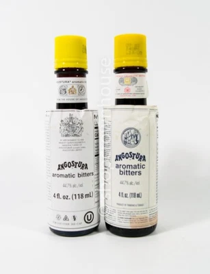 2 Angostura AROMATIC BITTERS producto saborizante de Trinidad y Tobago 4 fl oz Foto 1 de 2