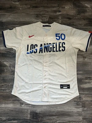 Mookie Betts City Connect Jersey MLB Los Angeles Dodgers Mens Size XL NEW - Image 1 of 4