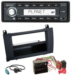 Continental USB MP3 AUX 1DIN Autoradio für Mercedes SLK (R171, 2004-2011) - Bild 1 von 10