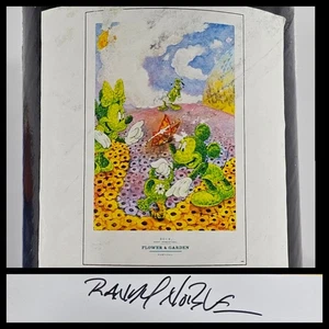 Disney EPCOT 2012 Flower & Garden Festival Souvenir Poster 24" X 36" SIGNED - Picture 1 of 10