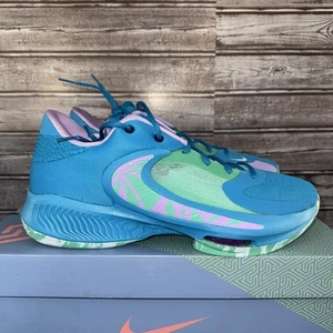 Nike Zoom Freak 4 Laser Blue Birthstone Giannis Antetokounmpo Size 11.5 Men - Picture 1 of 6