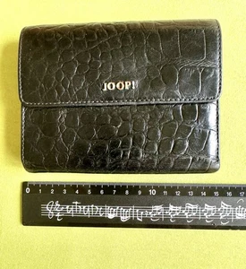 Joop übergroße Geldbörse Herren schwarzes Leder Zustand gut gebraucht - Bild 1 von 4