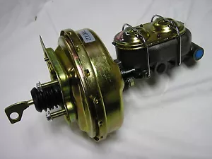 ZINC 9" 1967 1968 1969 Ford Mustang Fairlane Brake Booster w/ Master Cylinder - Picture 1 of 4