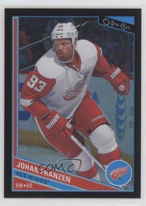2013-14 O-Pee-Chee Black Rainbow Foil /100 Johan Franzen #10