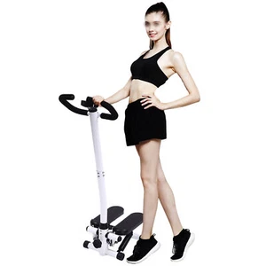 Fitness Stepper Boden 150kg/330.69lbs Stehend Übung Schrittmaschine Mit Lenker - Bild 1 von 24