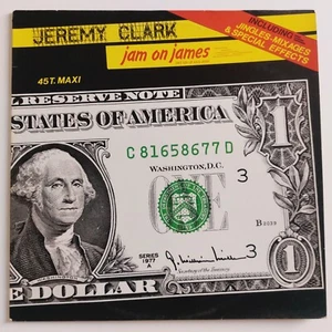 ✿ 12" MAXI REMIX ✿ JEREMY CLARK : JAM ON JAMES + JINGLES Extended Version Remix - Imagen 1 de 3