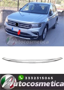 modanatura cornice sottoparaurti in acciaio cromo per VW Tiguan 2021 in poi - Imagen 1 de 4
