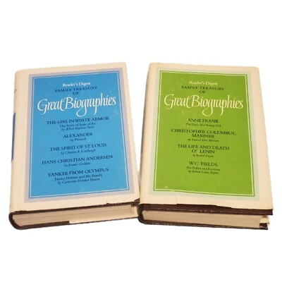 Reader's Digest Great Biographies Vol. 5 and 6 1st Editions vintage 1970 - Image 1 of 4