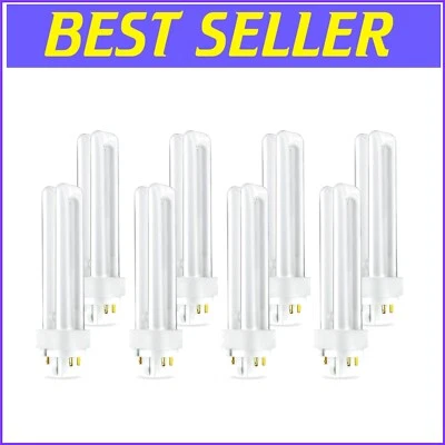 Compact Fluorescent G24q-1 Soft White Bulb Pack – 13W, 800 Lumens, Long Lasting - Image 1 of 3
