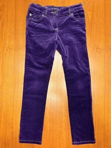Girls size 8 years Mini Boden Fine Corduroy Skinny Pants Dark Purple - Picture 1 of 18