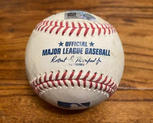 Phillies v Nationals Game Used Baseball 5/11/2021 Alvarado to Josh Bell Hit Foul - Picture 1 of 5