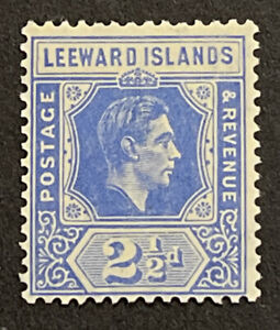 Travelstamps: LEEWARD ISLANDS Stamps Sg105 KGVI  2 1/2d Mint OG H