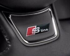 AUDI S-Line EMBLEMA LOGO 3D VOLANTE ADESIVO A3 A4 A5 A6 TT RS3 RS4 RS6 Q5 Q7